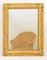 Small 19th Century Rectangular Gold Leaf Mirror in the style of Louis Philippe Mirror, 1840s 2