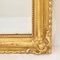 Small 19th Century Rectangular Gold Leaf Mirror in the style of Louis Philippe Mirror, 1840s 5