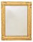 Small 19th Century Rectangular Gold Leaf Mirror in the style of Louis Philippe Mirror, 1840s 1