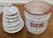 French Enamel Food Canisters, 1890s, Set of 12, Image 2