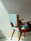 Fauteuil Mid-Century en Bois et Tissu, 1950s 5