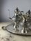 Tea and Coffee Service & Tray in 800 Silver, Italy, 1980s, Set of 5 4