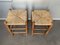 Mid-Century Straw Bauche Stools by Charlotte Perriand for Home Equipment, Set of 2 4