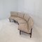 Banc Fauteuil Rond Mid-Century en Teck, Danemark, 1960s, Set de 4 6