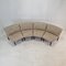 Mid-Century Round Lounge Chair Bench in Teak, Denmark, 1960s, Set of 4, Image 4