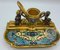 Antique French Enamelled Bronze Inkstand 12