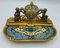 Antique French Enamelled Bronze Inkstand, Image 1