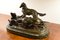 French Artist, Sculptural Group with Hunting Dogs, 1890s, Bronze 8