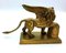 Antique Bronze Winged Lion on Rectangular Base 12