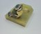 Antique Onyx Ashtray with Painted Bronze Bird 7