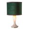 Vintage with Blown Glass and Velvet Table Lamp from Doria, Germany, 1970s 2