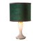 Vintage with Blown Glass and Velvet Table Lamp from Doria, Germany, 1970s, Image 2