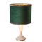 Vintage with Blown Glass and Velvet Table Lamp from Doria, Germany, 1970s 3