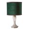 Vintage with Blown Glass and Velvet Table Lamp from Doria, Germany, 1970s, Image 1