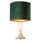 Vintage with Blown Glass and Velvet Table Lamp from Doria, Germany, 1970s 4