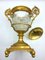 Large Antique French Silver Gilded Baccarat Glass Centerpiece, Image 6