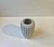 Danish Modern White Glaze Ceramic Vase from Eslau, 1960s 3