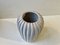 Danish Modern White Glaze Ceramic Vase from Eslau, 1960s 4