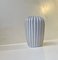 Danish Modern White Glaze Ceramic Vase from Eslau, 1960s 1