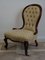 Chaise de Salon Victorienne en Noyer Showframe, 1840s 4