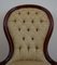 Victorian Walnut Showframe Ladys Salon Chair, 1840s 8