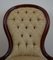 Victorian Walnut Showframe Ladys Salon Chair, 1840s, Image 8