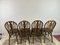 Windsor Wheelback Dark Oak Dining Chairs, Set of 6 4