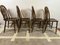 Windsor Wheelback Dark Oak Dining Chairs, Set of 6 3