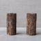 Spanish Wabi Sabi Style Wooden Pedestals, Set of 2 1