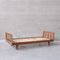 Mid-Century Oak Day Bed by Guillerme et Chambron 1