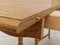Mesa de comedor y sillas danesas de roble y lana, años 70. Juego de 5, Imagen 3