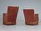 Danish Velour and Beech Armchairs, 1970s, Set of 2 12