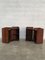 Wooden Nightstands Arthona by Afra E Tobia Scarpa for Maxalto, 1980s, Set of 2 3