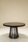 S11 Round Dining Table in Ebony by Angelo Mangiarotti, Italy, 1970s, Image 1