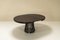 S11 Round Dining Table in Ebony by Angelo Mangiarotti, Italy, 1970s, Image 3