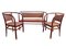 Original Art Nouveau Living Room Set by Jacob & Josef Kohn, 1910s, Set of 3 1