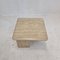 Italian Coffee Table in Travertine, 1980s 8