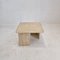 Italian Coffee Table in Travertine, 1980s, Image 2