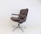 Gentilina Desk Chair in Leather by Andre Vandenbeueck for Strässle, 1960s 9