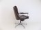 Gentilina Desk Chair in Leather by Andre Vandenbeueck for Strässle, 1960s 16
