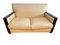 Original Art Deco Ledersofa & Sessel, 1930er, 3er Set 2