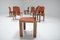 Leather 121 Dining Chairs by Afra & Tobia Scarpa for Cassina Italy, Set of 6, Image 15