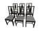 Art Nouveau Dining Chairs in style Josef Hoffmann School, 1910s, Set of 6 1