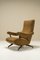 Sillón reclinable de acero y tela marrón de Nello Pini para Novarredo, Italia, 1959, Imagen 12