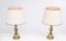Hollywood Regency Brass Table Lamps, USA, 1970s, Set of 2 6