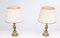 Hollywood Regency Messing Tischlampen, USA, 1970er, 2er Set 6