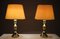 Hollywood Regency Messing Tischlampen, USA, 1970er, 2er Set 3