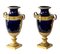 Französische Sevres Porzellan Vasen in Kobaltblau & Bronze, 1890er, 2er Set 3