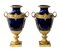 Französische Sevres Porzellan Vasen in Kobaltblau & Bronze, 1890er, 2er Set 2