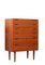 Mid-Century Teak Chest of Drawers by Svend Langkilde for Illums Bolighus, 1960s 16